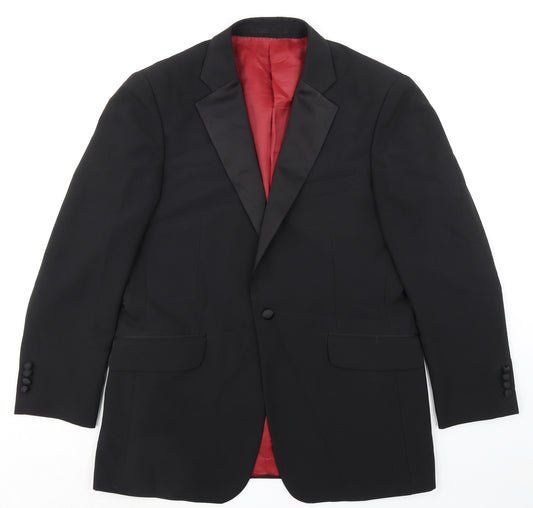 Charlton Gray Mens Grey Polyester Tuxedo Suit Jacket Size 40 Regular