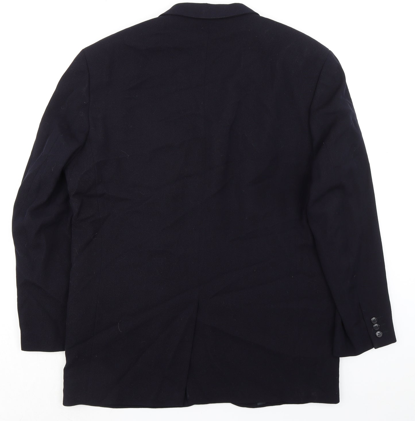GB company Mens Blue Wool Jacket Suit Jacket Size 42 Regular