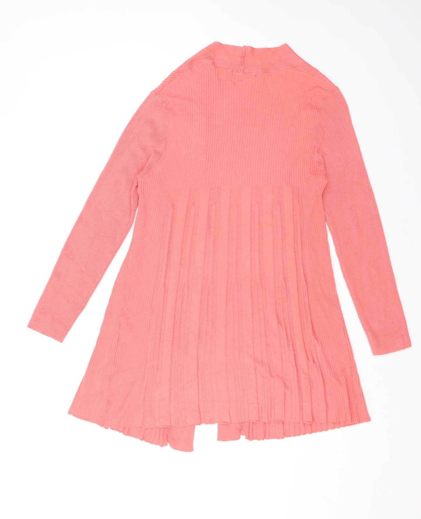 Bonmarché Womens Pink V-Neck Viscose Cardigan Jumper Size S