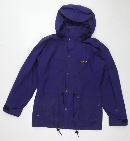 Berghaus Womens Purple Windbreaker Jacket Size S Zip