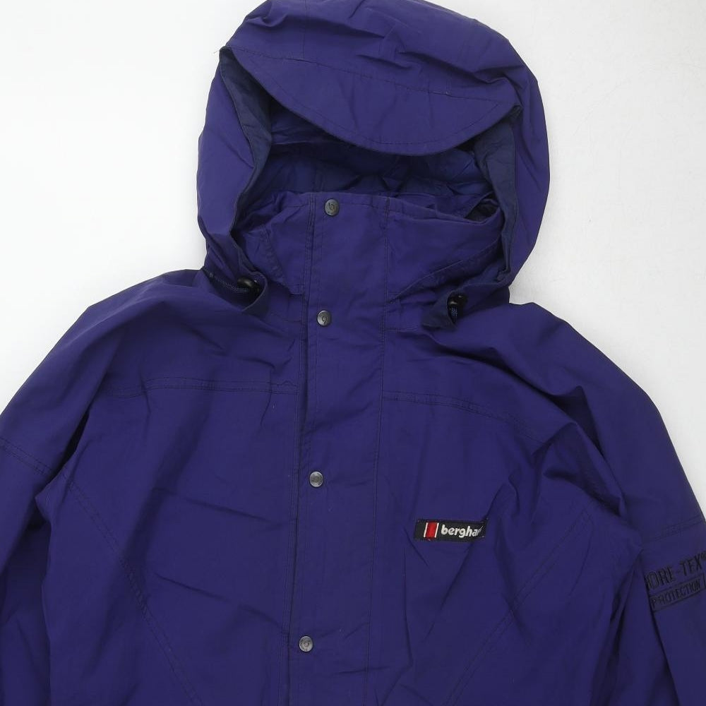 Berghaus Womens Purple Windbreaker Jacket Size S Zip