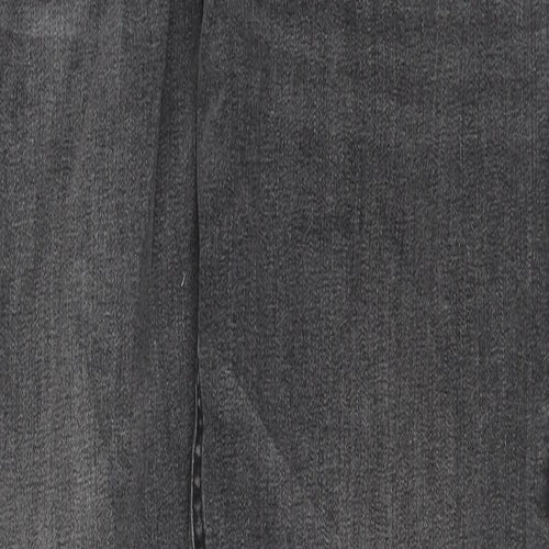 George Mens Grey Cotton Skinny Jeans Size 34 in L32 in Regular Zip