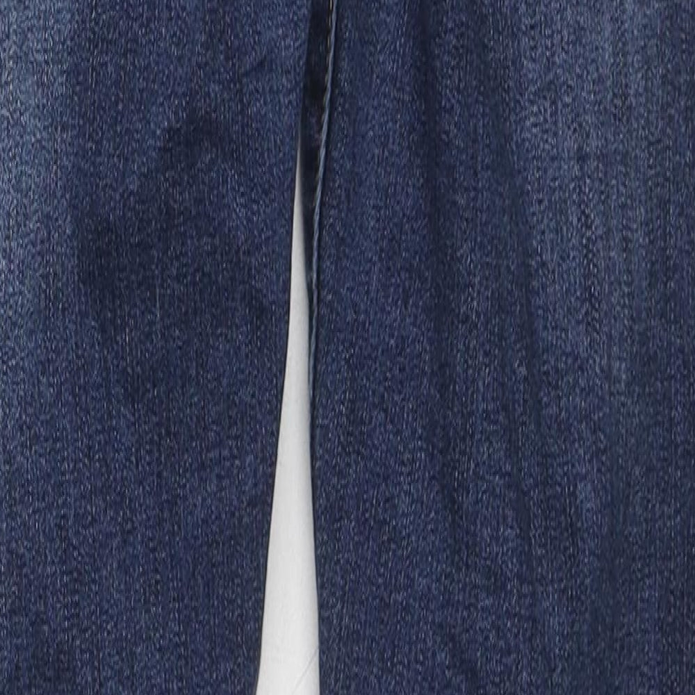 Fashion Jeans Womens Blue Cotton Skinny Jeans Size 12 L28 in Regular Zip