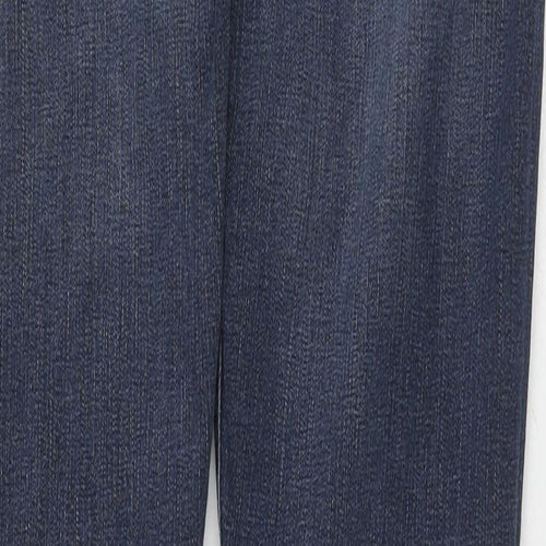 River Island Womens Blue Cotton Skinny Jeans Size 12 L30 in Regular Zip