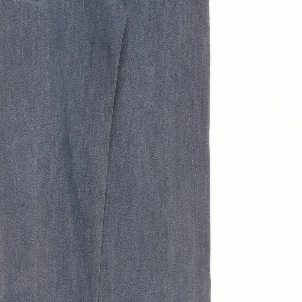 King Kouture Womens Grey Cotton Skinny Jeans Size 28 in L32 in Slim Zip
