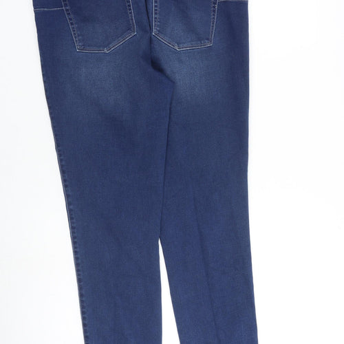 NEXT Womens Blue Cotton Jegging Jeans Size 16 L30 in Regular