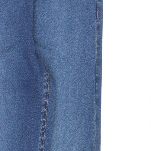 Marks and Spencer Womens Blue Cotton Skinny Jeans Size 8 L30 in Regular