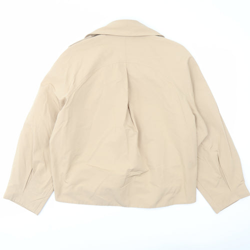 NA-KD Womens Beige Jacket Size 8 Button