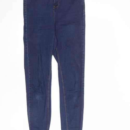 Waven Womens Blue Cotton Skinny Jeans Size 14 L30 in Regular Zip