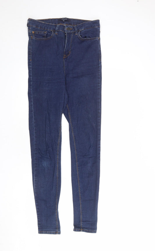 Waven Womens Blue Cotton Skinny Jeans Size 14 L30 in Regular Zip