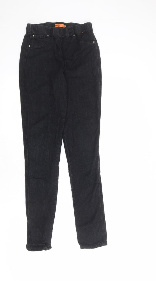 Denim & Co. Womens Black Cotton Jegging Jeans Size 10 L30 in Regular