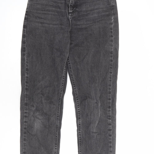 BDG Womens Grey Cotton Mom Jeans Size 26 in L30 in Regular Zip
