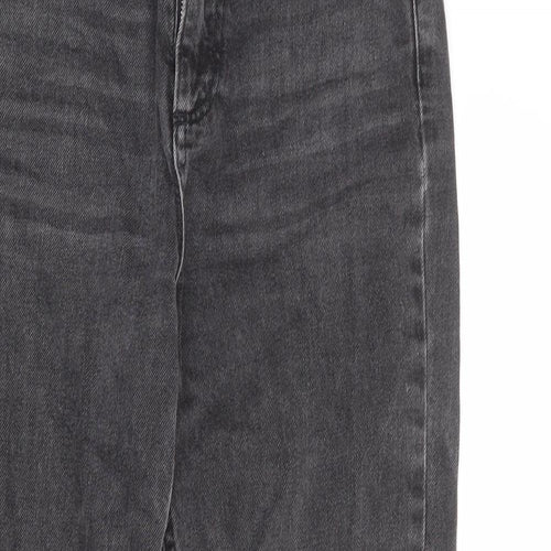 BDG Womens Grey Cotton Mom Jeans Size 26 in L30 in Regular Zip