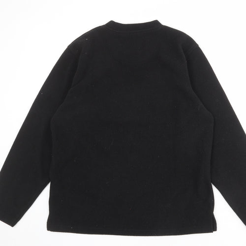Regatta Mens Black Polyester Pullover Sweatshirt Size M