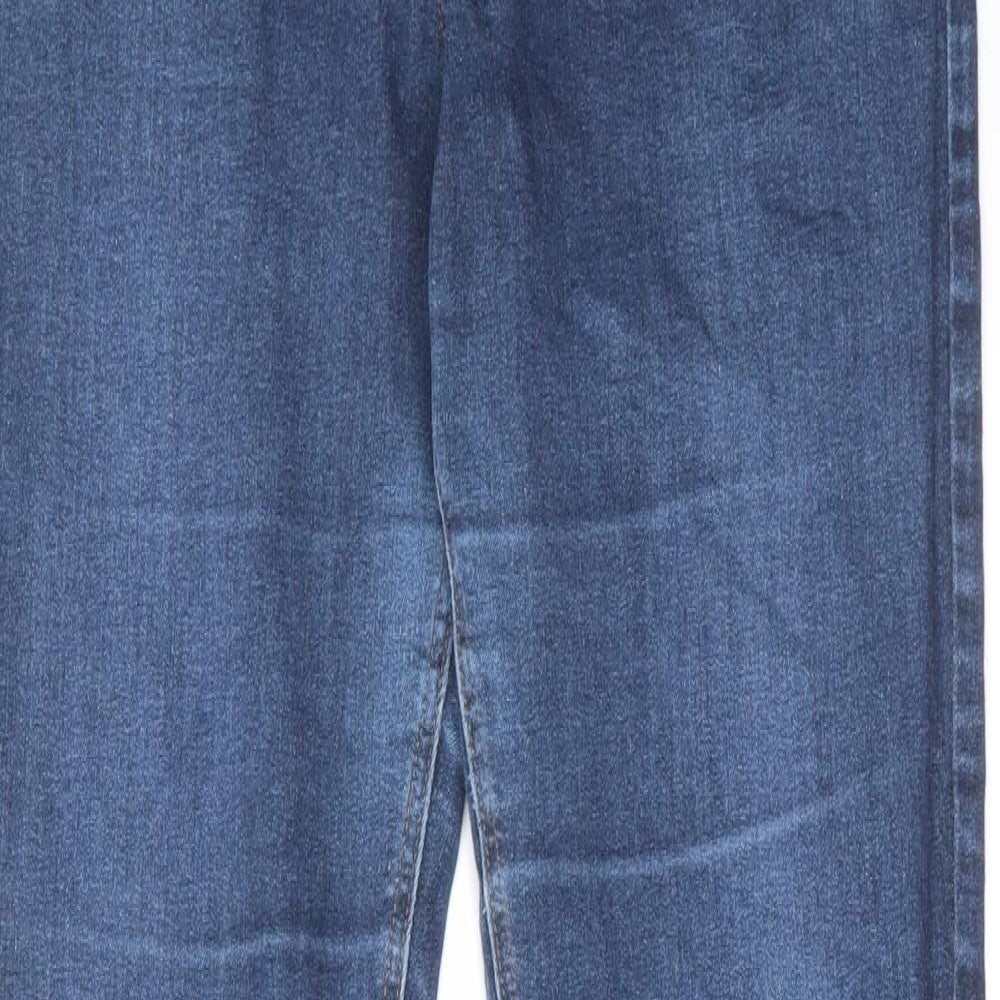 Itsdenim Womens Blue Cotton Skinny Jeans Size 14 L34 in Regular Zip
