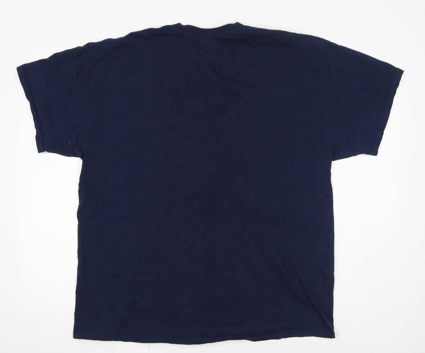 Gildan Mens Blue Cotton T-Shirt Size XL Crew Neck - Beer So much more than a breakfast drink