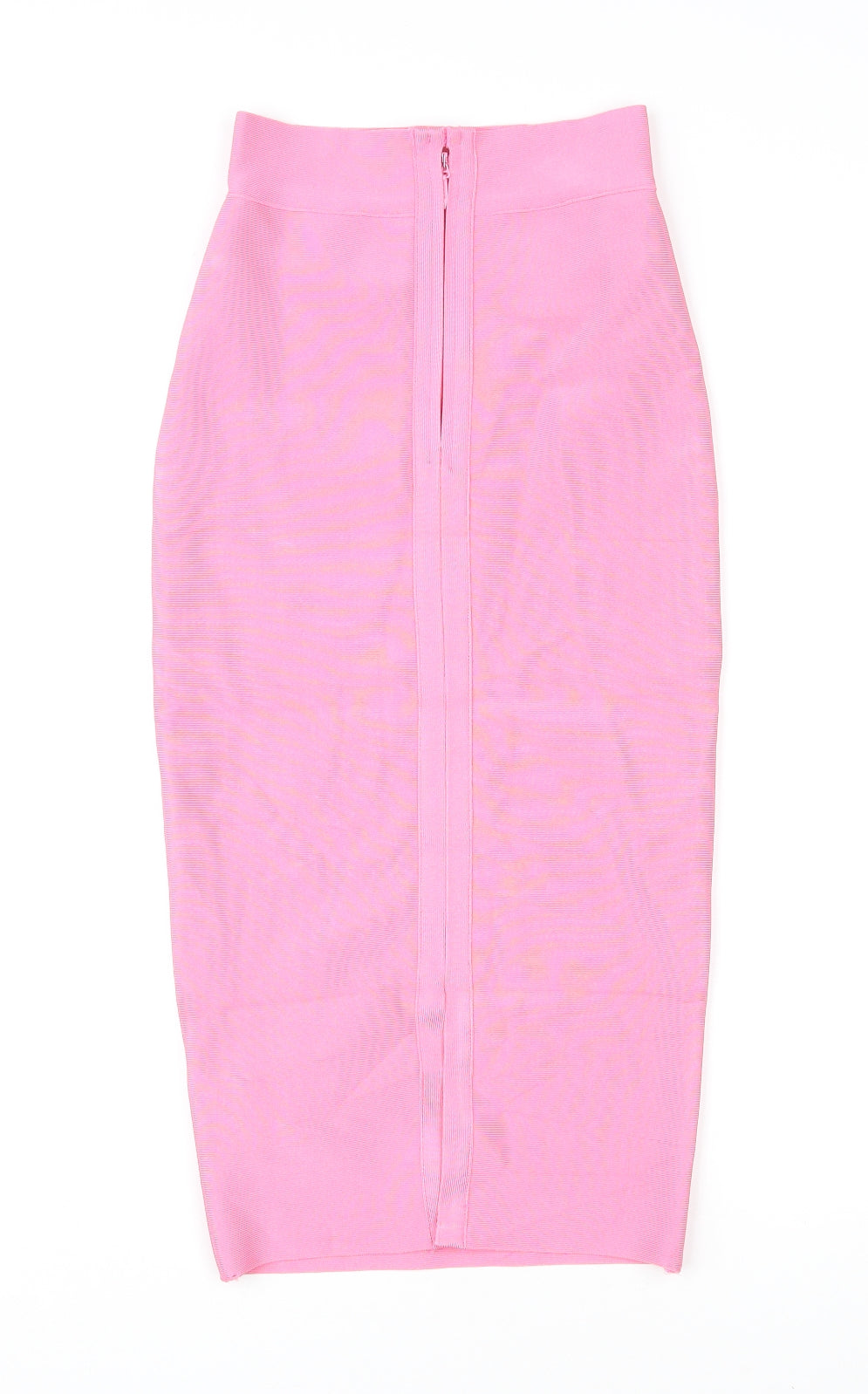 Mew Mews Womens Pink Polyester Straight & Pencil Skirt Size S Zip