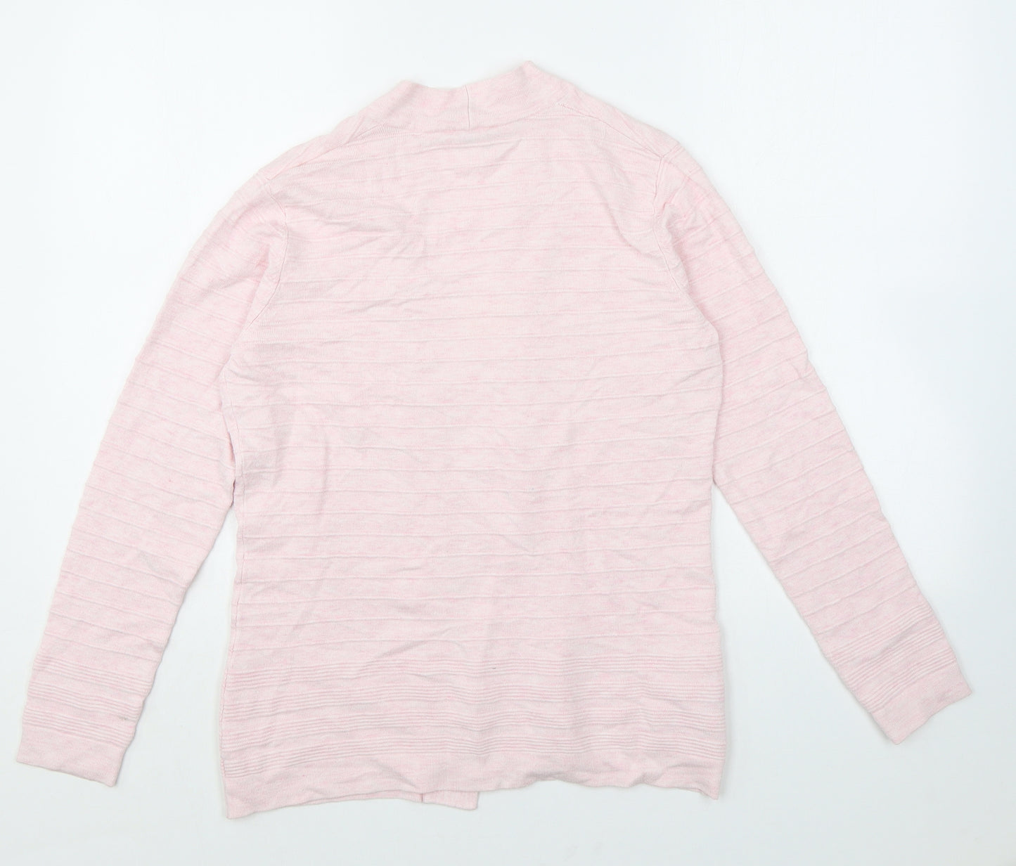 CC Womens Pink V-Neck Viscose Cardigan Jumper Size S