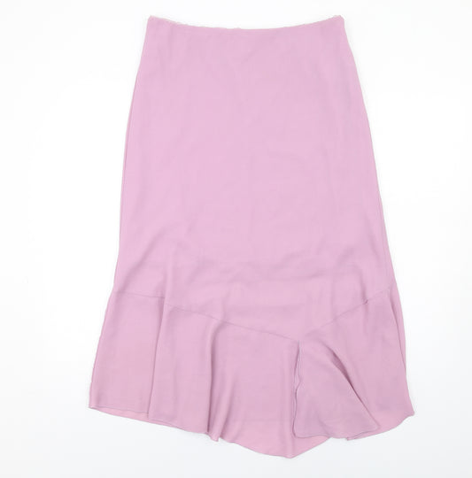 Bonmarché Womens Purple Polyester A-Line Skirt Size 18