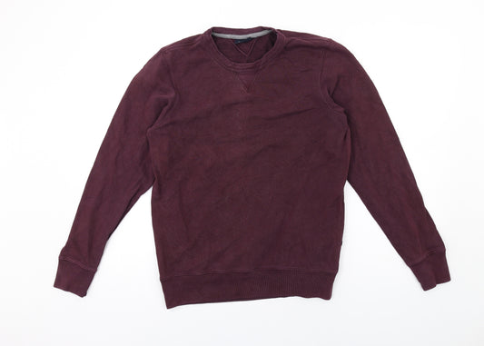 Paul Smith Mens Purple Cotton Pullover Sweatshirt Size S