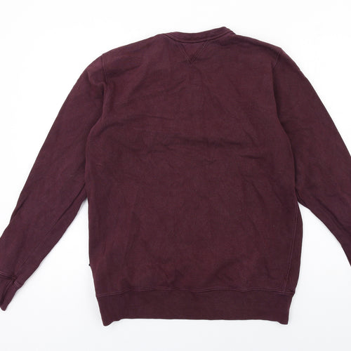 Paul Smith Mens Purple Cotton Pullover Sweatshirt Size S