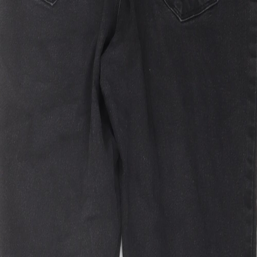 PEP&CO Womens Black Cotton Jegging Jeans Size 14 L28 in Regular