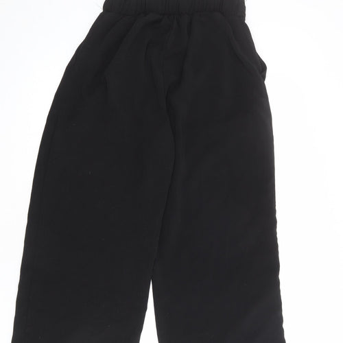 New Look Womens Black Polyester Trousers Size 8 L23 in Regular