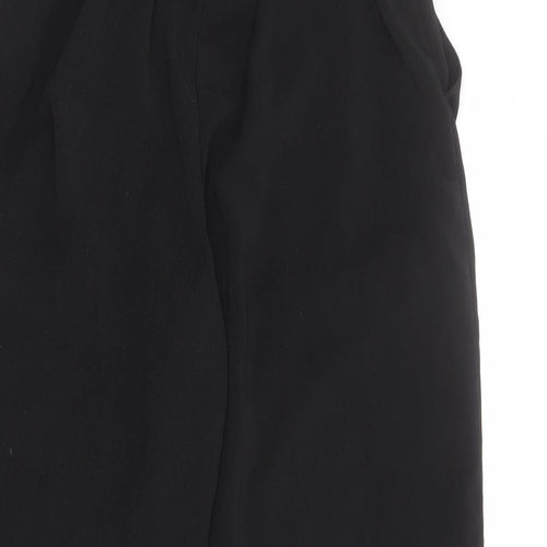New Look Womens Black Polyester Trousers Size 8 L23 in Regular
