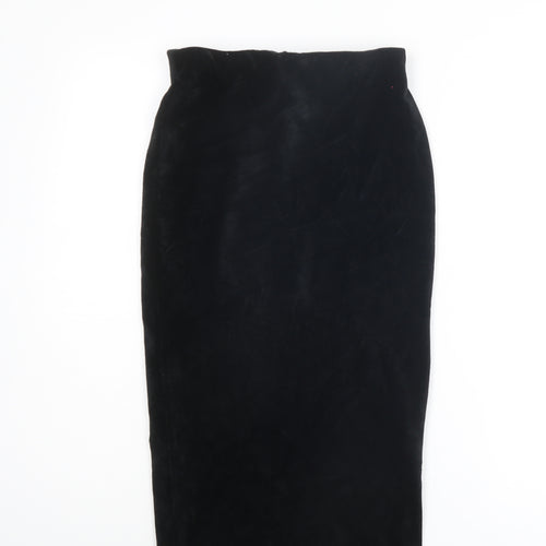 Whistles Womens Black Cotton Straight & Pencil Skirt Size XS