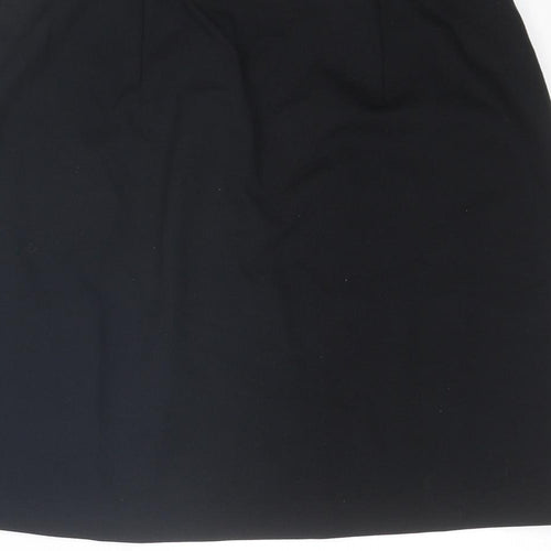 Marks and Spencer Womens Black Viscose A-Line Skirt Size 8