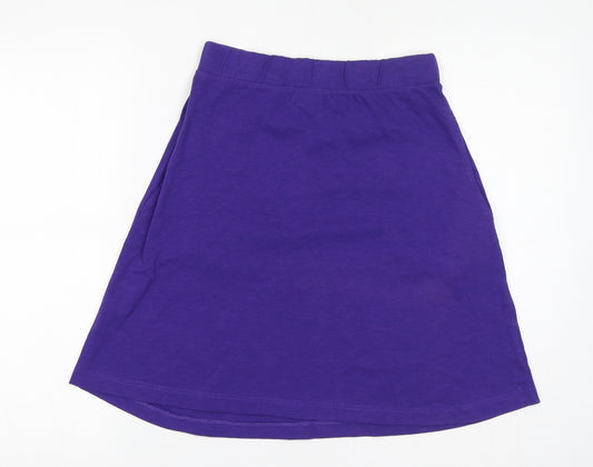 Kettlewell Womens Purple Cotton Skater Skirt Size S