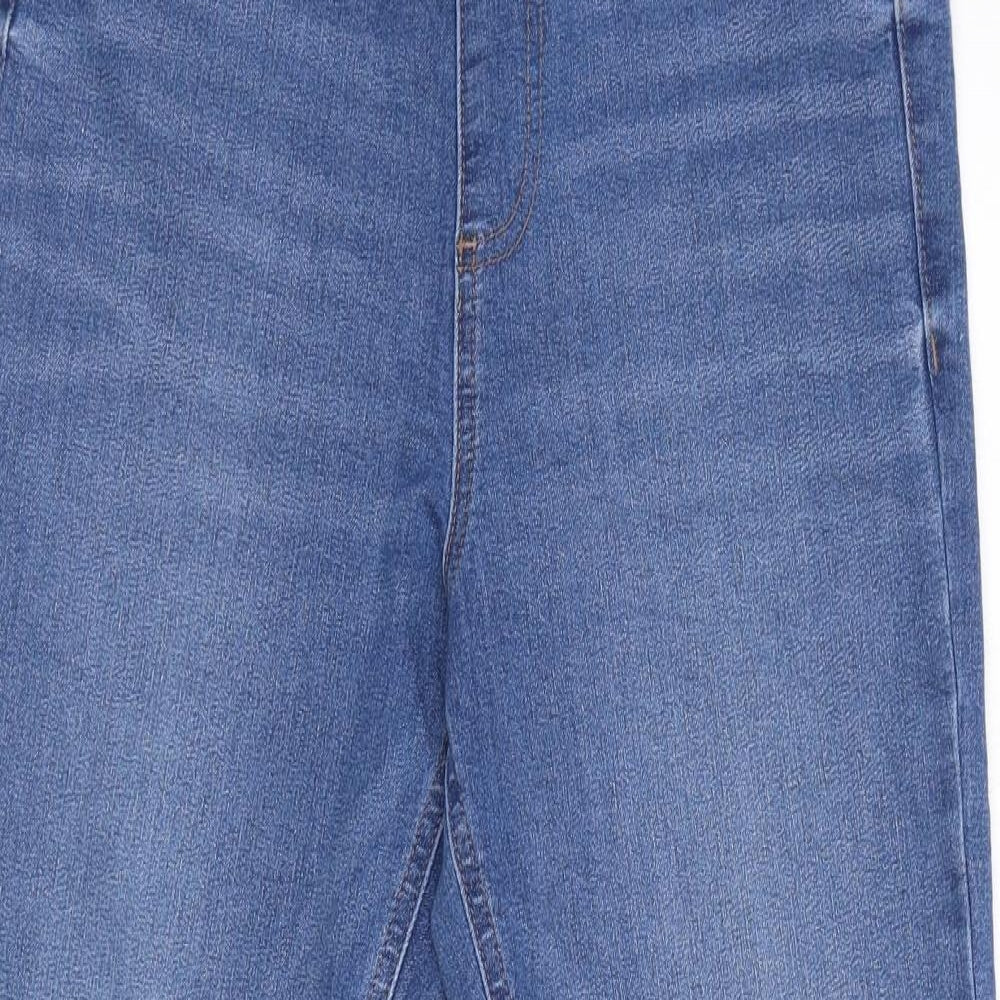 Marks and Spencer Womens Blue Cotton Jegging Jeans Size 10 L28 in Regular