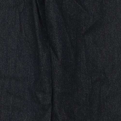 Linea Mens Blue Cotton Straight Jeans Size 32 in L31 in Regular Zip