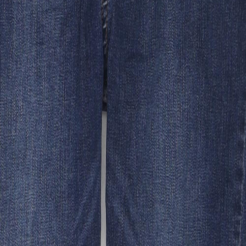 Hera Mens Blue Herringbone Cotton Skinny Jeans Size 30 in L27 in Regular Zip