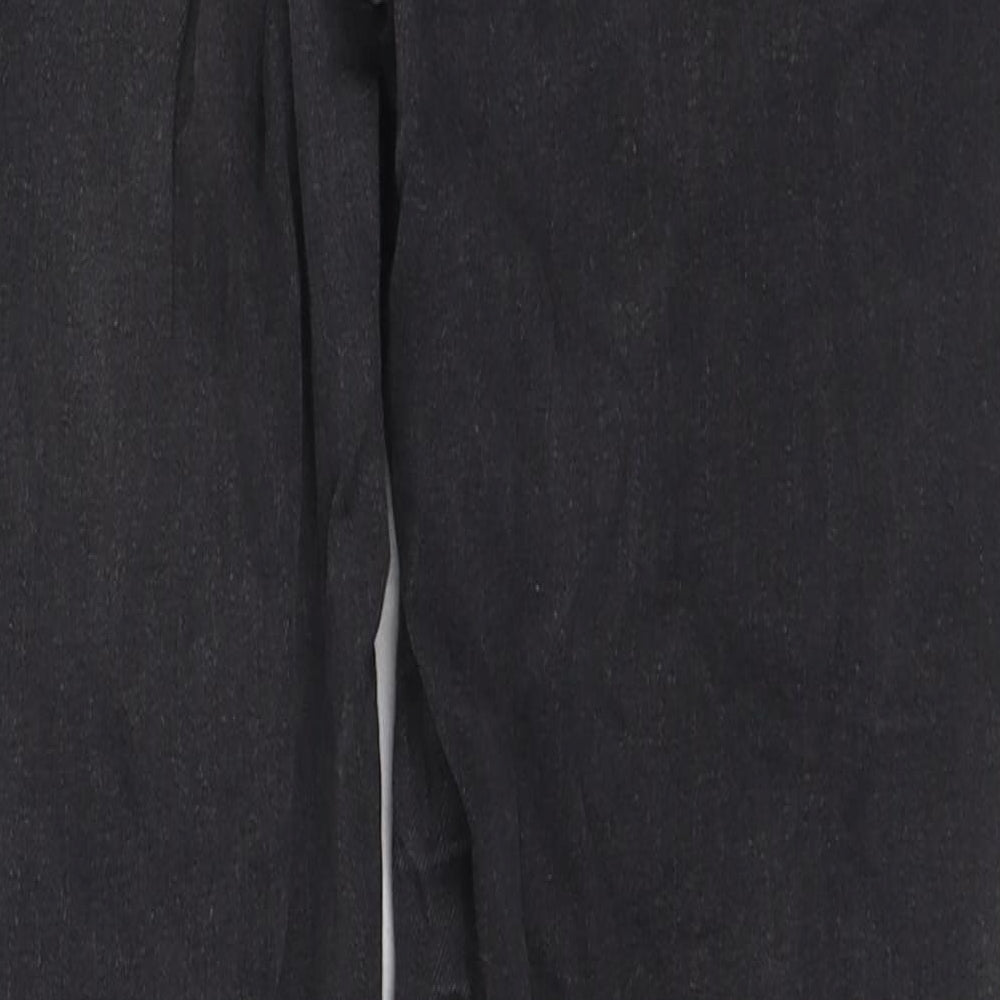 Denim & Co. Womens Black Cotton Skinny Jeans Size 14 L25 in Regular Zip