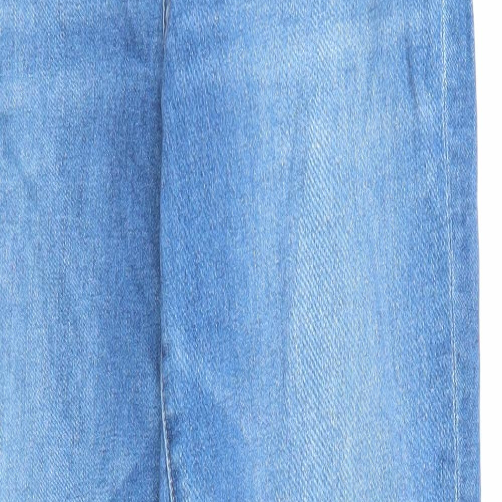 American Eagle Outfitters Womens Blue Cotton Skinny Jeans Size 14 L30 in Regular Zip