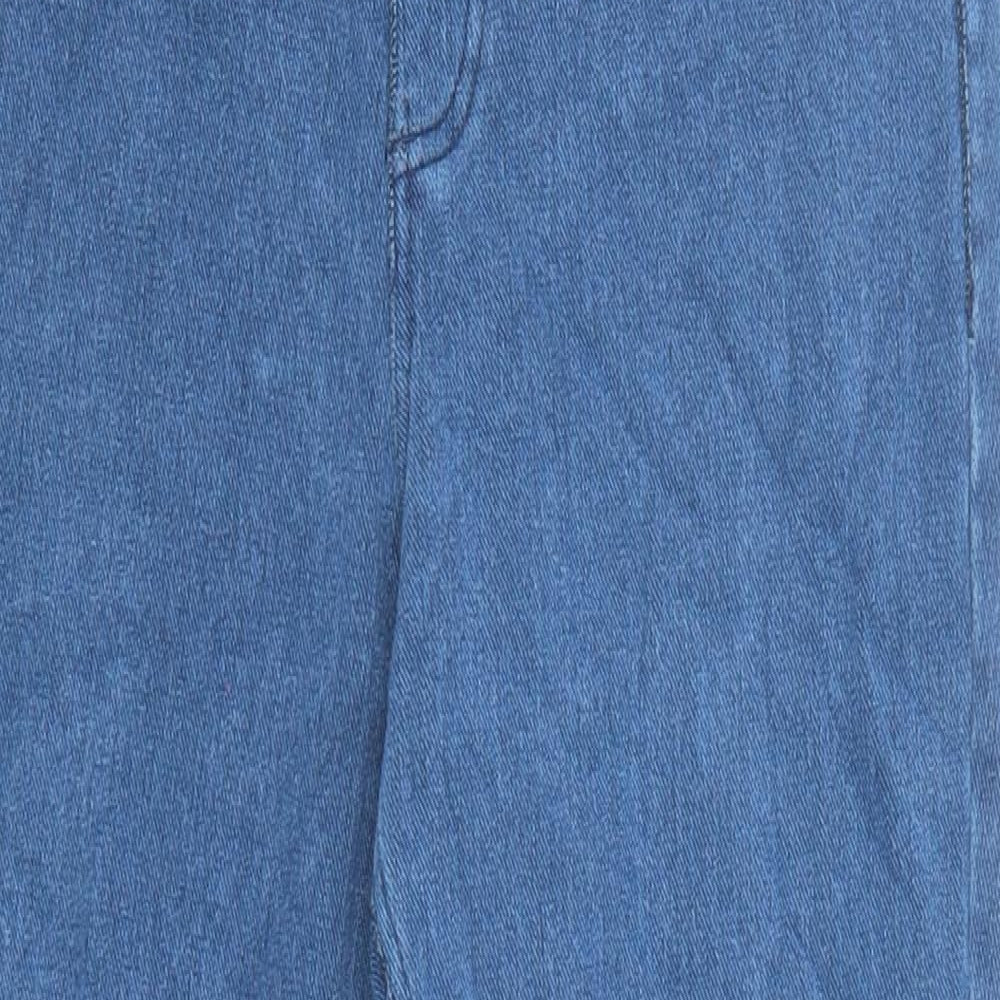 Marks and Spencer Womens Blue Cotton Jegging Jeans Size 12 L25 in Regular