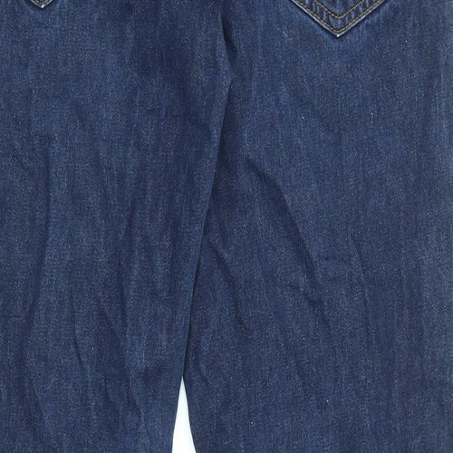NEXT Mens Blue Cotton Straight Jeans Size 34 in L28 in Regular Zip