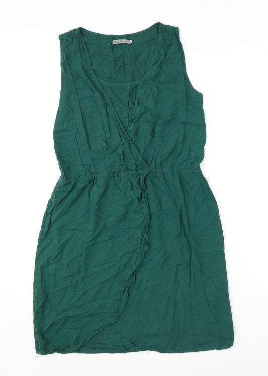 Soaked Womens Green Polyester Tank Dress Size S Round Neck Pullover