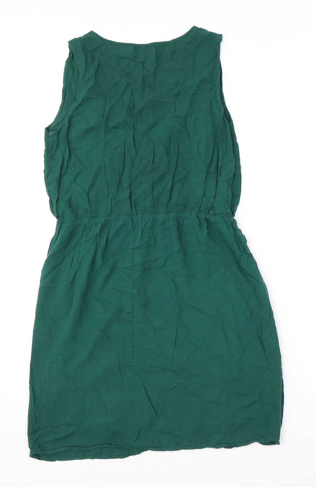 Soaked Womens Green Polyester Tank Dress Size S Round Neck Pullover