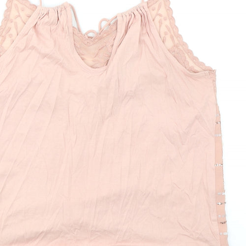 NEXT Womens Pink Polyester Camisole Tank Size 14 V-Neck
