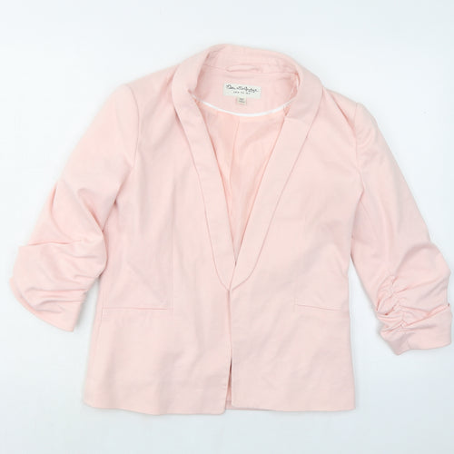 Miss Selfridge Womens Pink Jacket Blazer Size 10