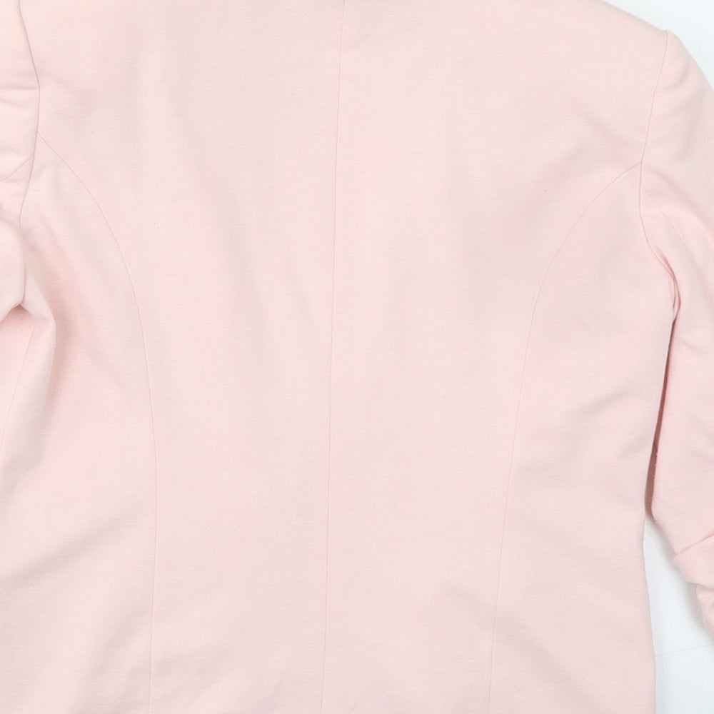 Miss Selfridge Womens Pink Jacket Blazer Size 10