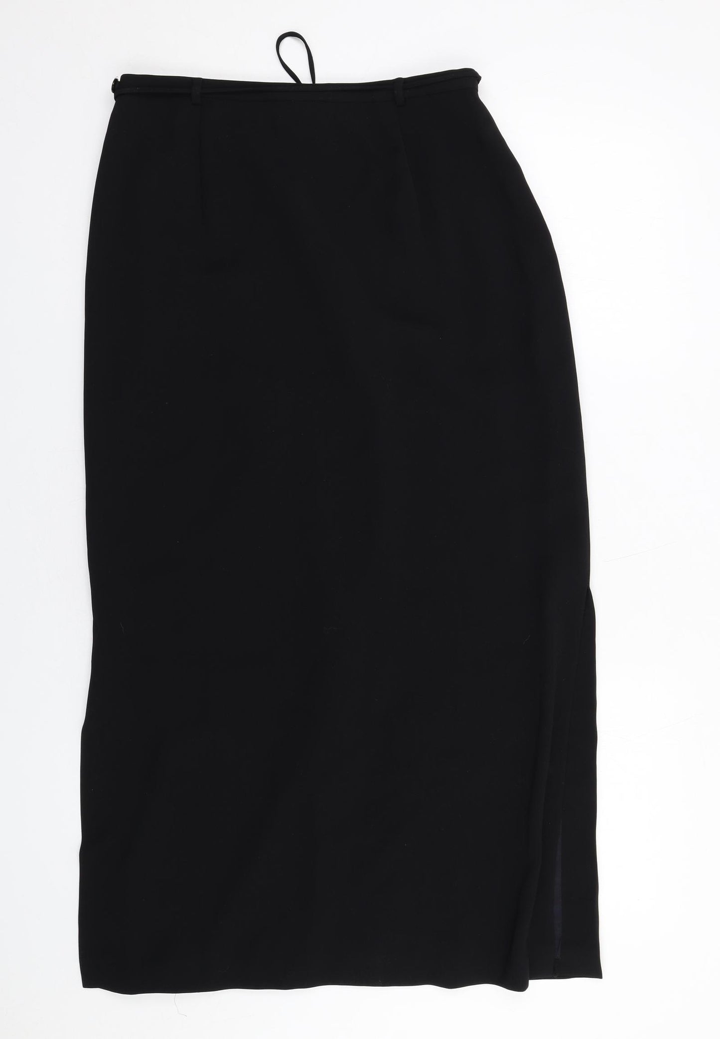 Betty Barclay Womens Black Polyester A-Line Skirt Size 14 Zip