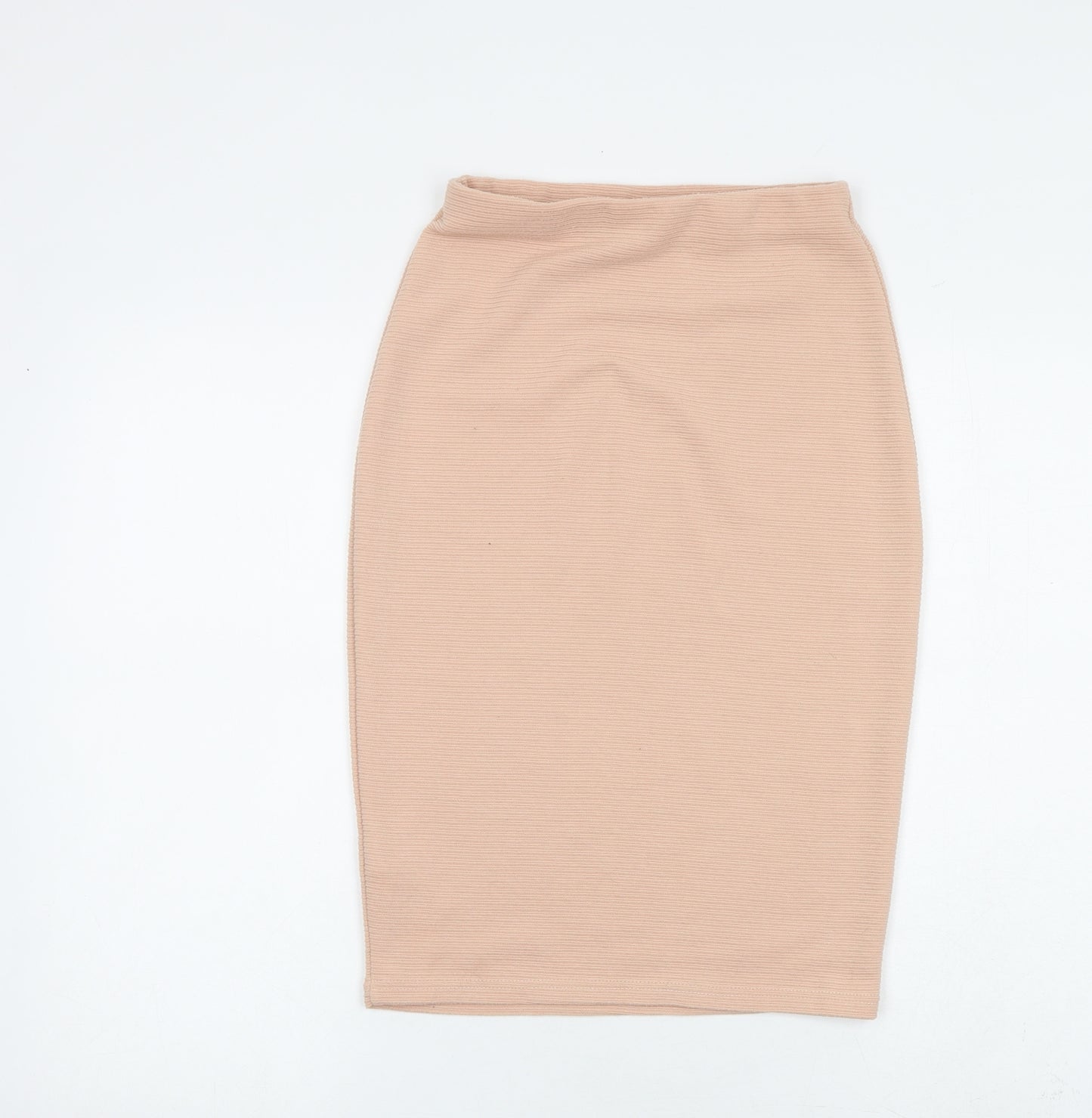 New Look Womens Pink Polyester Bandage Skirt Size 6