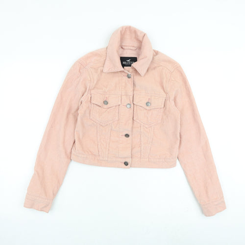 Hollister Womens Pink Jacket Size XS Button