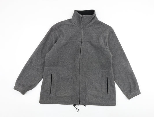 Marks and Spencer Womens Grey Jacket Blazer Size 12 Zip