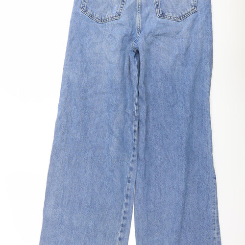 BDG Womens Blue Cotton Wide-Leg Jeans Size 27 in L32 in Regular Button