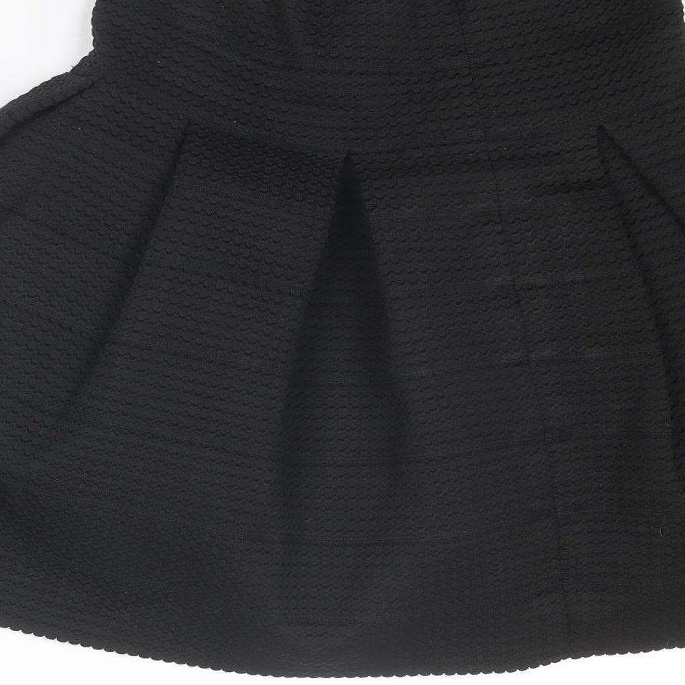 H&M Womens Black Polyester Tulip Skirt Size S
