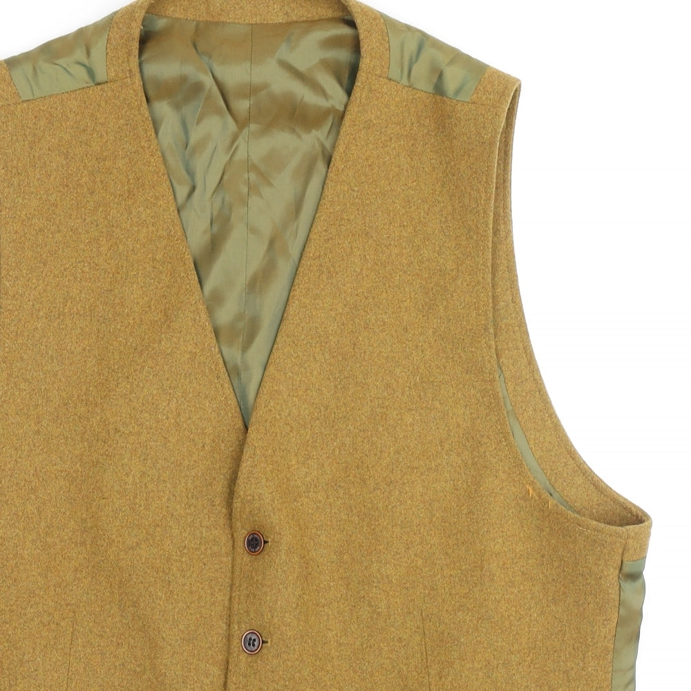 Brook Taverner Mens Brown Wool Jacket Suit Waistcoat Size 44 Regular